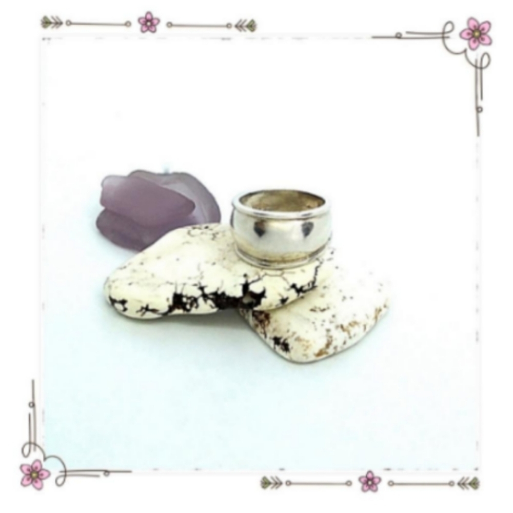Vintage Sterling Southwest Band Ring